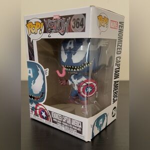 Funko POP Marvel: Marvel Venom - Venom/Captain America - Dmg Box Price